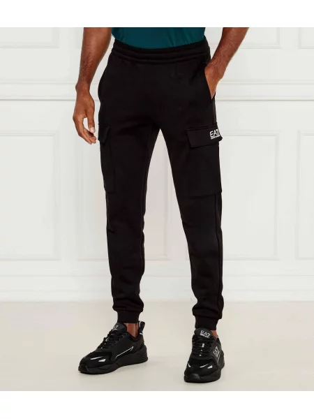 Pantaloni sport Emporio Armani Ea7 negru
