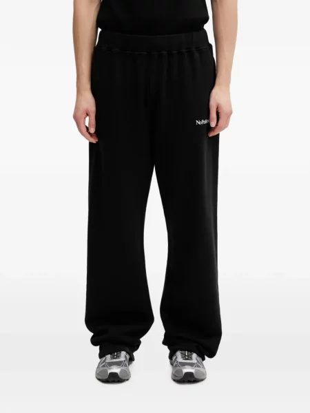 Pantaloni No Problemo cu imagine alergare negru