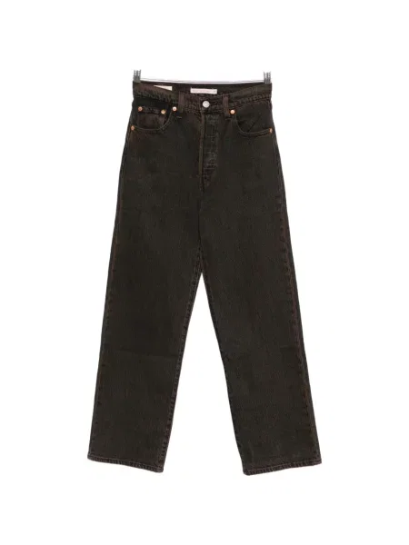 Decupat blugi Levi's® de catifea cord maro
