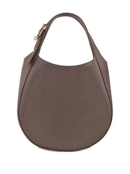 Geanta de piele Longchamp din piele maro