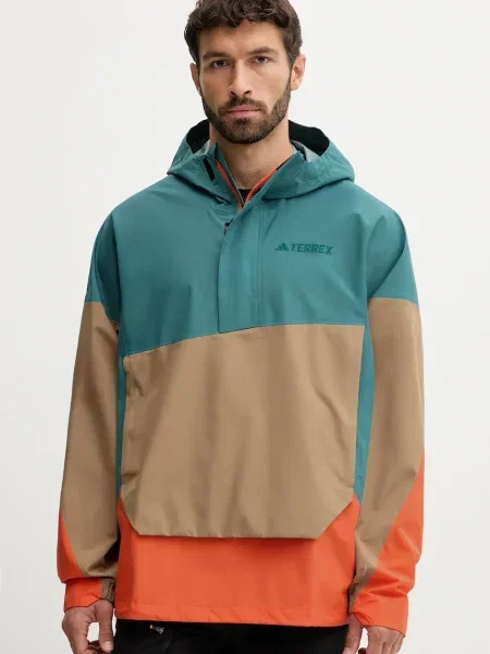 Анорак Adidas Performance зелено