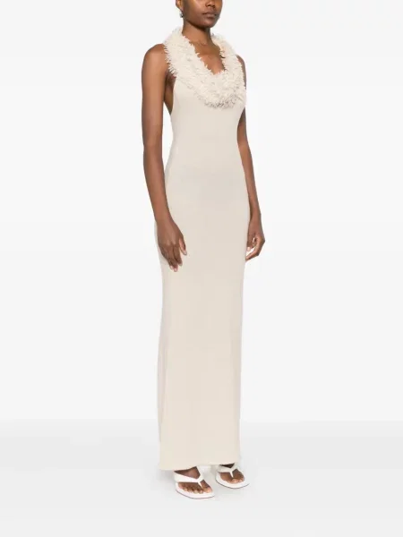 Rochie maxi Aya Muse cu gât halter de costum
