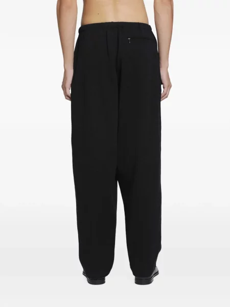 Pantaloni Comoli de lână cu cordon negru