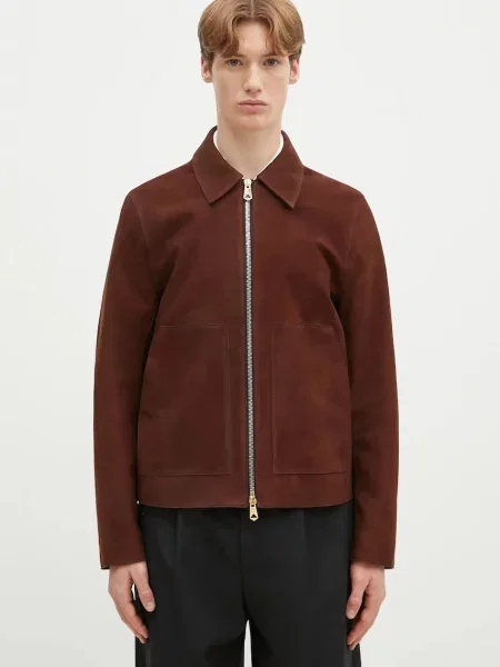 Paul Smith geacă din piele intoarsa bărbați de tranzitie maro