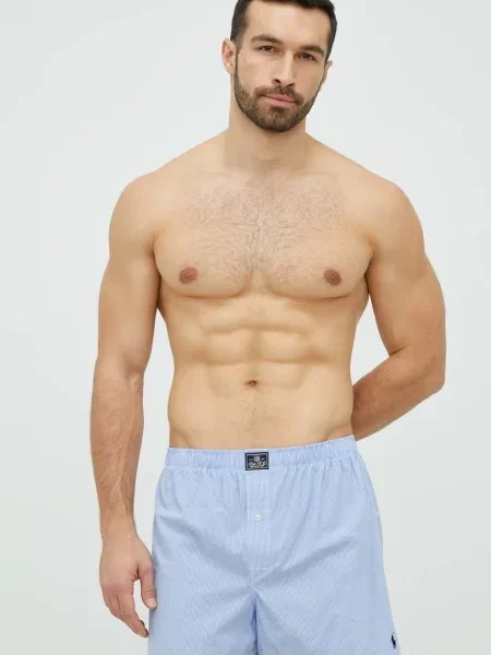 Ralph Lauren Boxeri albastru deschis alb