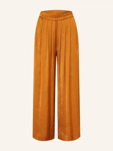 Isabel Marant Spodnie Nolia Z Satyny braun