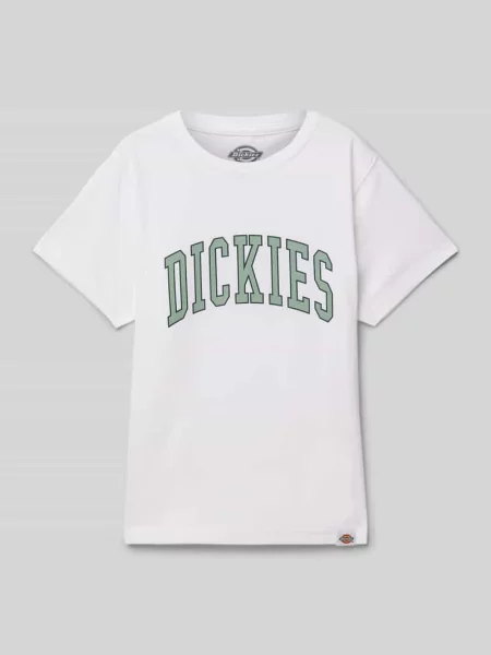 T-shirt z nadrukiem z logo model ‘AITKIN’ Dickies biała