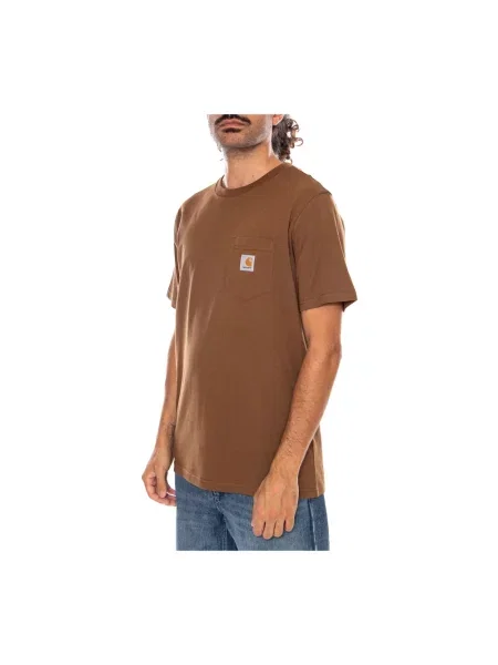 Koszulka Carhartt Wip brązowa
