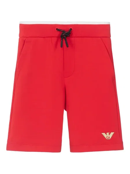 Szorty dziecięce Emporio Armani czerwone