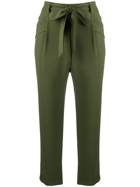 Decupat pantaloni Liu Jo verde