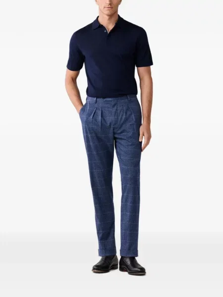 Scurt tricou polo Hackett London albastru