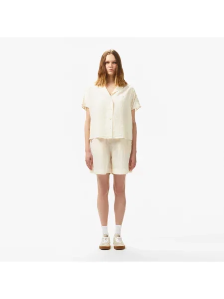 Lacoste Szorty Regular Fit białe