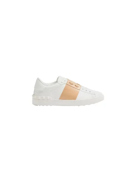 Sneakersy Valentino Open skórzane białe