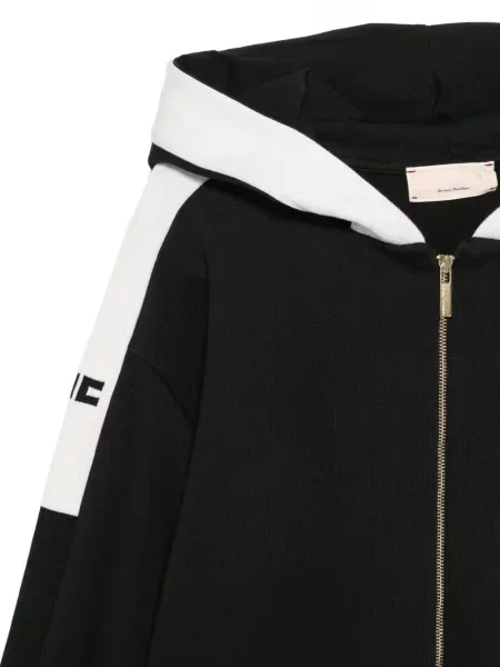 Bluza z kapturem dziecięca Elisabetta Franchi czarna