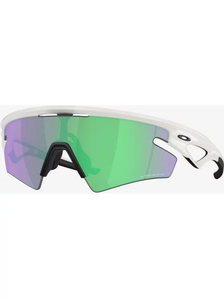 Okulary Oakley Sphaera Slash Matte Vapor z soczewką Prizm Road Jade białe