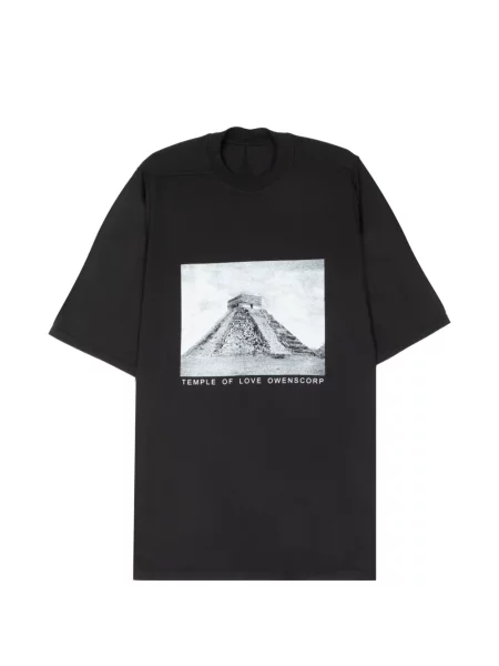 Grafic tricou Rick Owens Drkshdw cu imagine negru