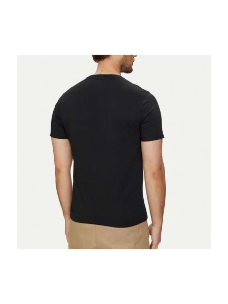 GUESS Tricou / alb negru