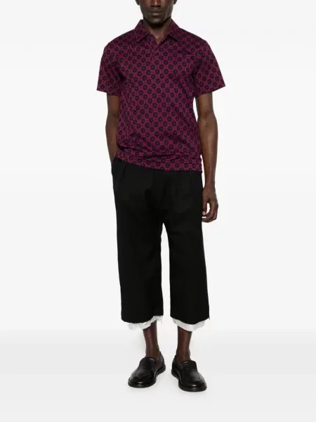 Polo Comme Des Garçons Homme Plus με σχέδιο μωβ
