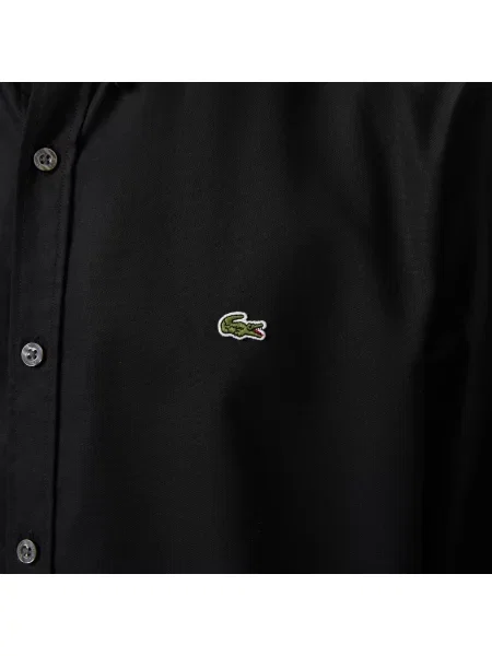 Lacoste Koszula Button-Down Slim Fit czarna