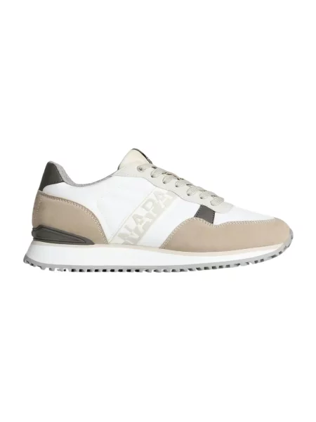 Sneakersy Napapijri zamszowe białe