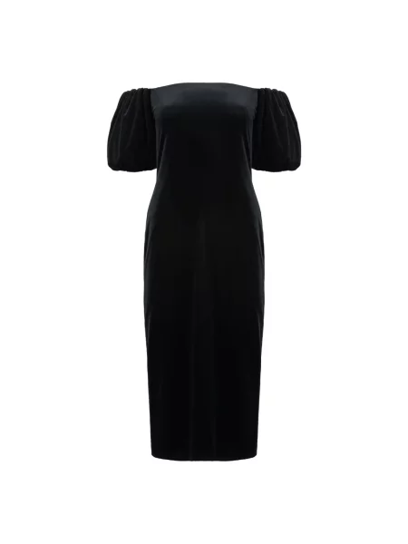 Midi sukienka midi Ralph Lauren czarna