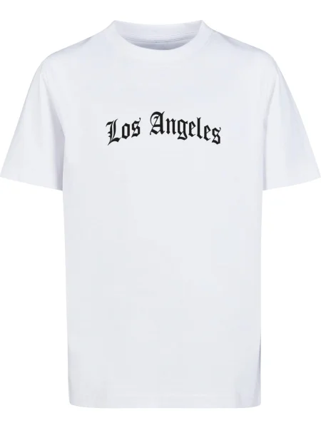 Mister Tee Tricou Los Angeles negru alb