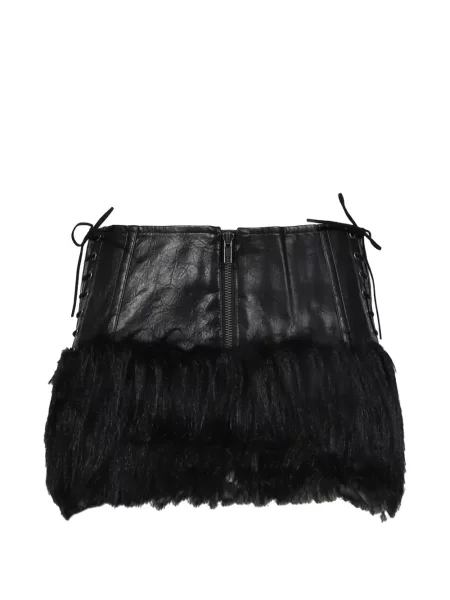 Scurt fustă Jaded London cu blană negru