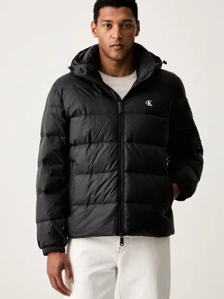 Calvin Klein Jeans kurtka puchowa czarna