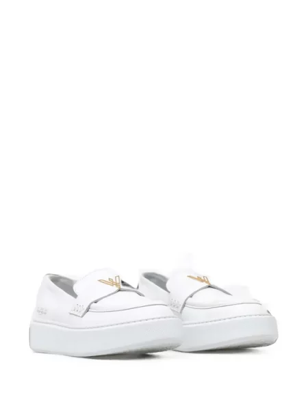 Pantofi loafer Vanda Novak cu platformă alb