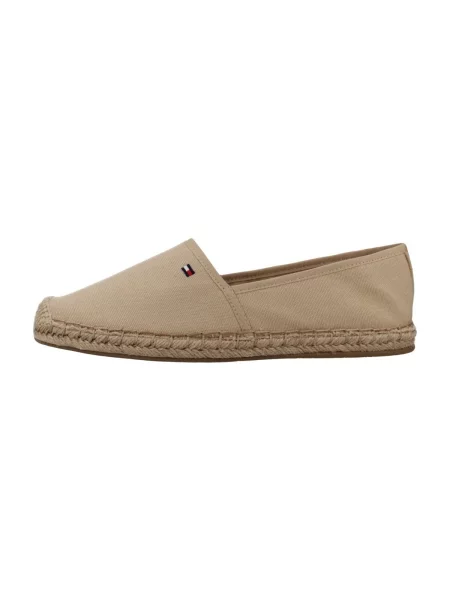 Platno espadrile Tommy Hilfiger smeđa