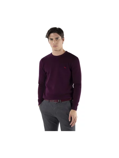 Dzianinowy sweter Harmont & Blaine fioletowy