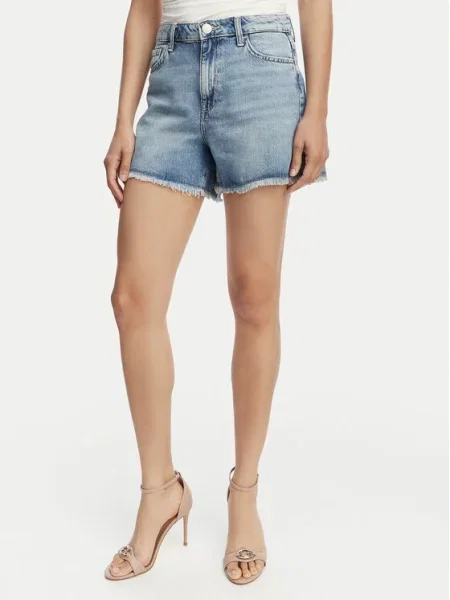 Guess Pantaloni scurți de blugi albastru