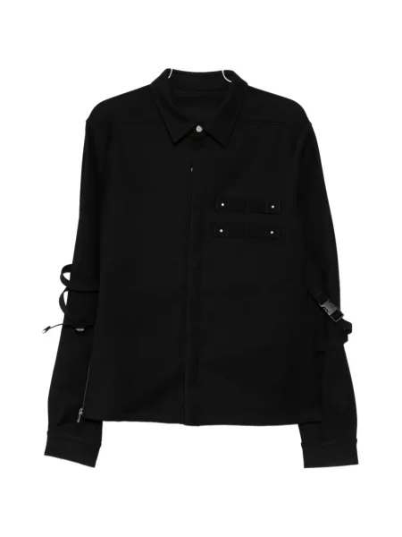 Geacă cămașă Rick Owens cu bretele negru