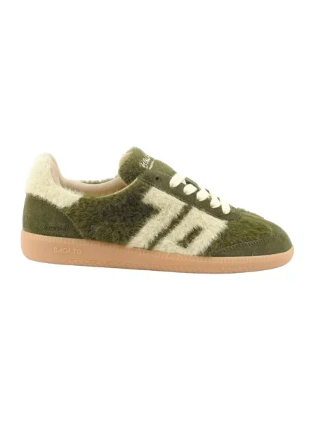 Sneakersy Back70 skórzane zielone