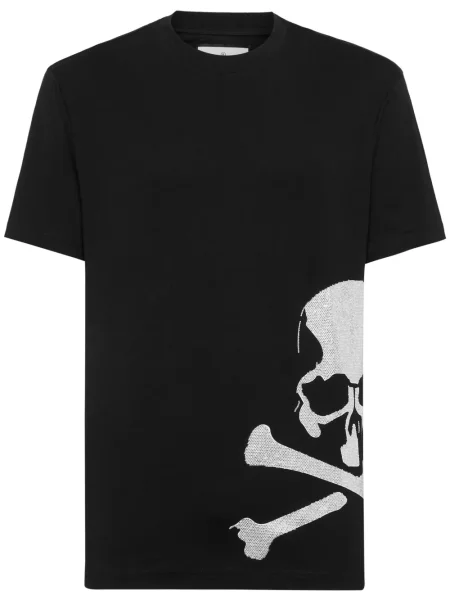 Tricou Philipp Plein cu imagine negru