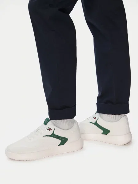 Tommy Hilfiger Sneakersy Th Modern Lightcup Knit Kremowy