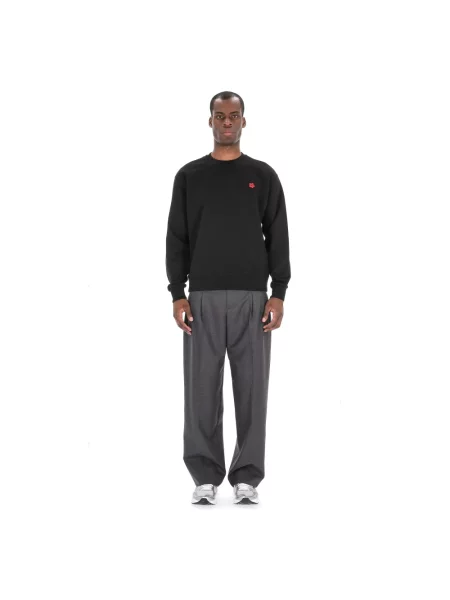 Bluza Kenzo w kwiatki klasyczna czarna