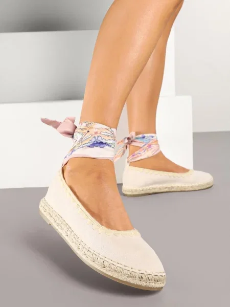 Espadrile Lortevia bej