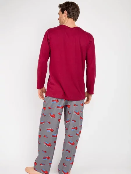 Пижама Cyberjammies из модала бордовая