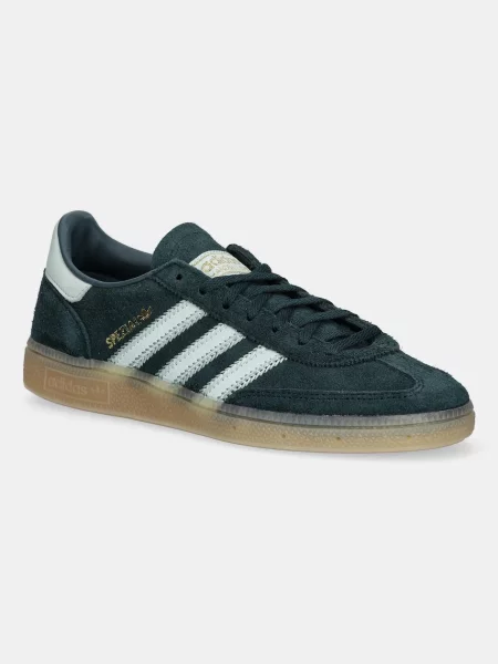 Adidas Originals sneakers din piele intoarsă Handball Spezial W verde