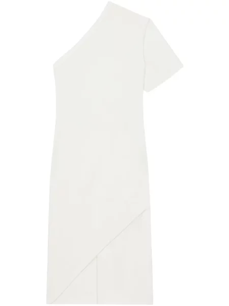 Sukienka midi Courreges do kolan garniturowa biała