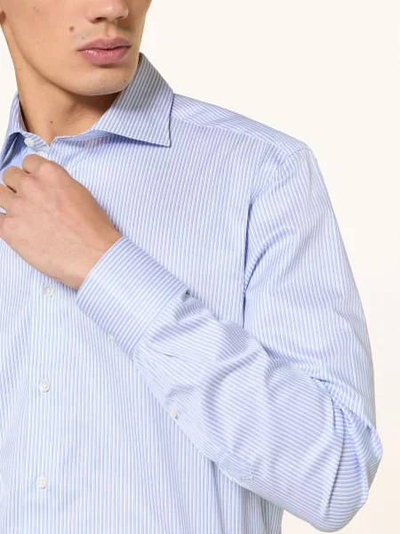 Canali Koszula Slim Fit blau biała