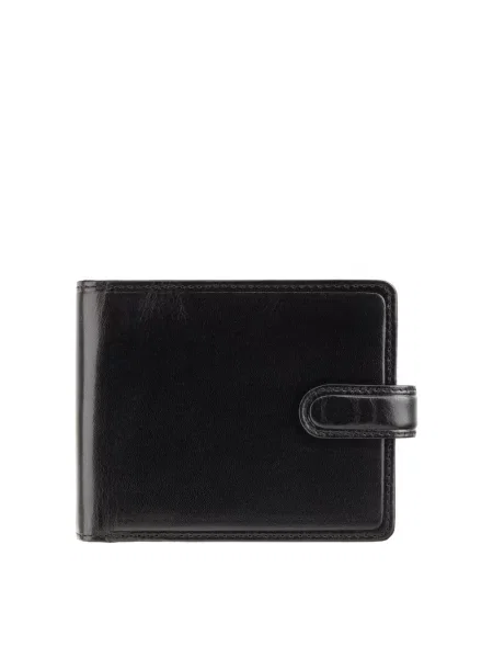 Кожаный кошелек Visconti черный