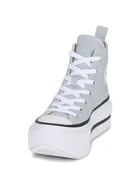 Členkové topánky Converse sivá