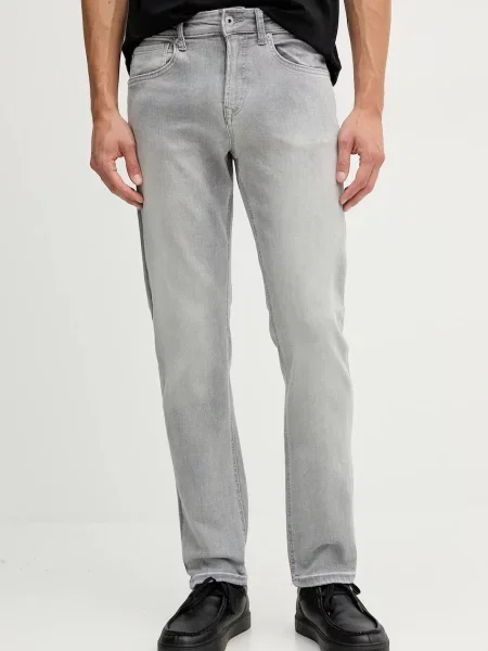 Дънки Pepe Jeans мъжки сиво