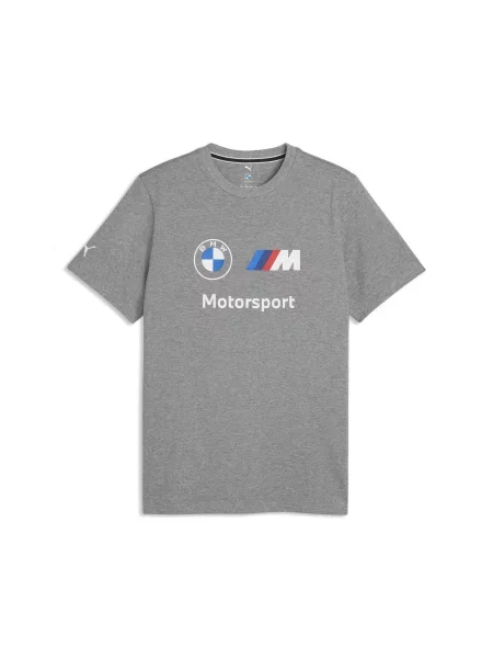 PUMA koszulka BMW M MOTORSPORT Essentials Akcesoria S szary