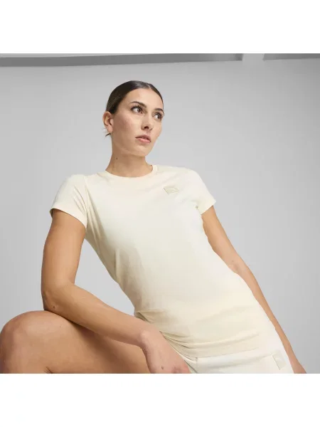Koszulka ESS ELEVATED PUMA No Dye Color Mix biała