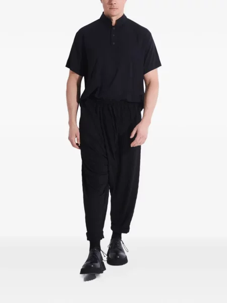 Gulerat tricou polo Tessitura negru