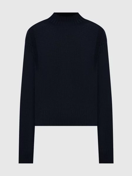 Светр з вовни Jil Sander синій