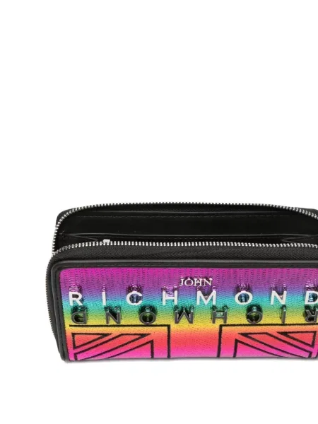 Portofel John Richmond cu autograf roz